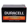 Duracell Ultra 12V 12AH AGM Sealed Lead Acid (SLA) Battery with F2 Terminals
