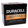 Duracell Ultra 12V 55AH General Purpose AGM Sealed Lead Acid (SLA) Battery with M6 Insert Terminals