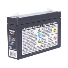 Duracell Ultra 6V 7.2AH AGM Sealed Lead Acid F1 Terminal Battery