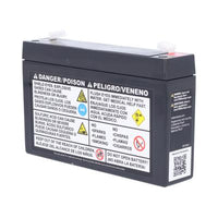 Duracell Ultra 6V 7.2AH AGM Sealed Lead Acid F1 Terminal Battery