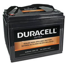 Duracell Ultra 12V 140AH AGM Sealed Lead Acid Battery UPS Power
