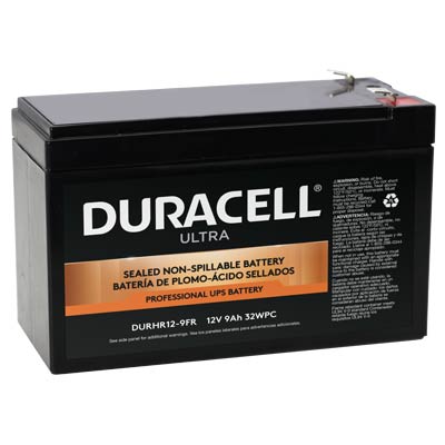 Duracell Ultra 12V 9AH High Rate AGM Sealed Lead Acid (SLA) Battery with F2 Terminals Business Account Holders Login or Register to receive your custom pricing.