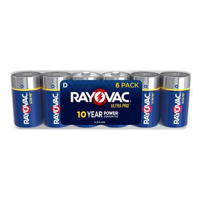 Rayovac UltraPro D Alkaline Battery - 6 Pack