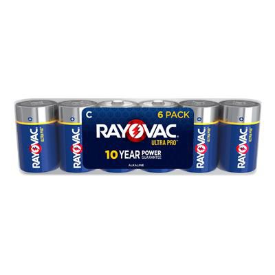 RAYALC-SH Rayovac UltraPro C Alkaline Battery - 6 Pack
