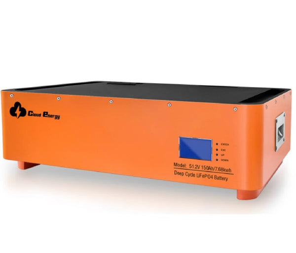 Cloudenergy CL48-150S 48V 150Ah Stackable LiFePO4 Battery