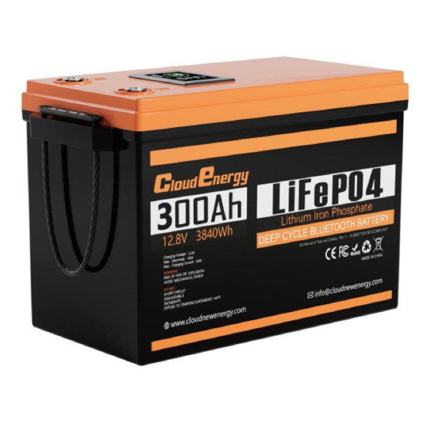 Cloudenergy DPCL12-300 12.8V 300Ah LiFePO4 Battery