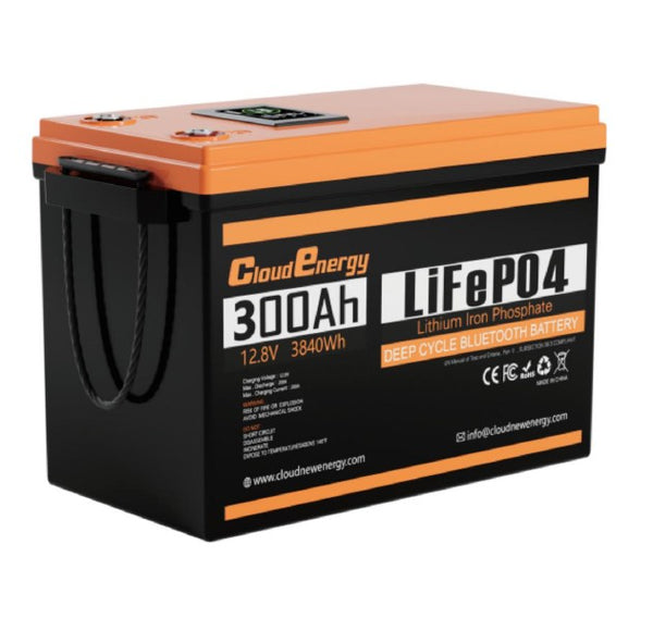 Cloudenergy DPCL12-300 12V 300Ah LiFePO4 Battery