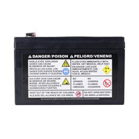 Duracell Ultra 12V 6.5AH AGM High Rate Sealed Lead Acid (SLA) Battery with F2, T2 Terminals