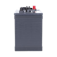 Front view of Duracell Ultra 230AH 6V GC2 Deep Cycle Battery