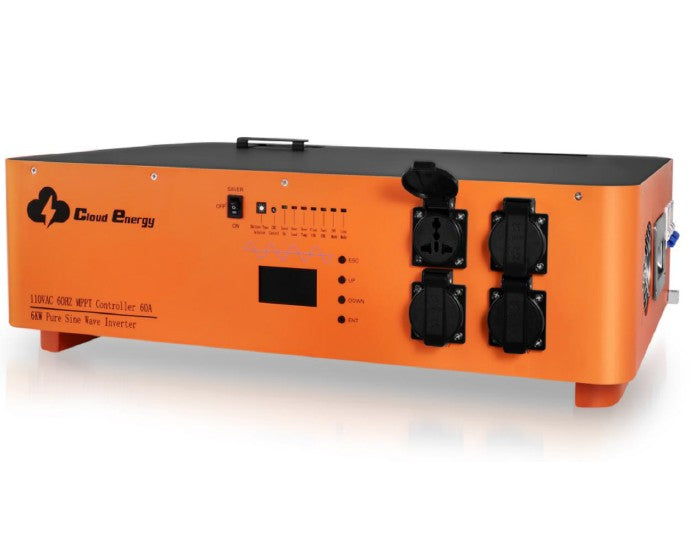 Cloudenergy IV-6000 6000W 48V Solar Power Inverter with 60A MPPT