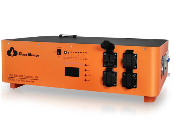 Cloudenergy IV-6000 6000W 48V Solar Power Inverter with 60A MPPT