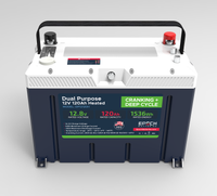 Epoch Batteries Pro Series 12V 120Ah LiFePO4 Cranking Deep Cycle Battery