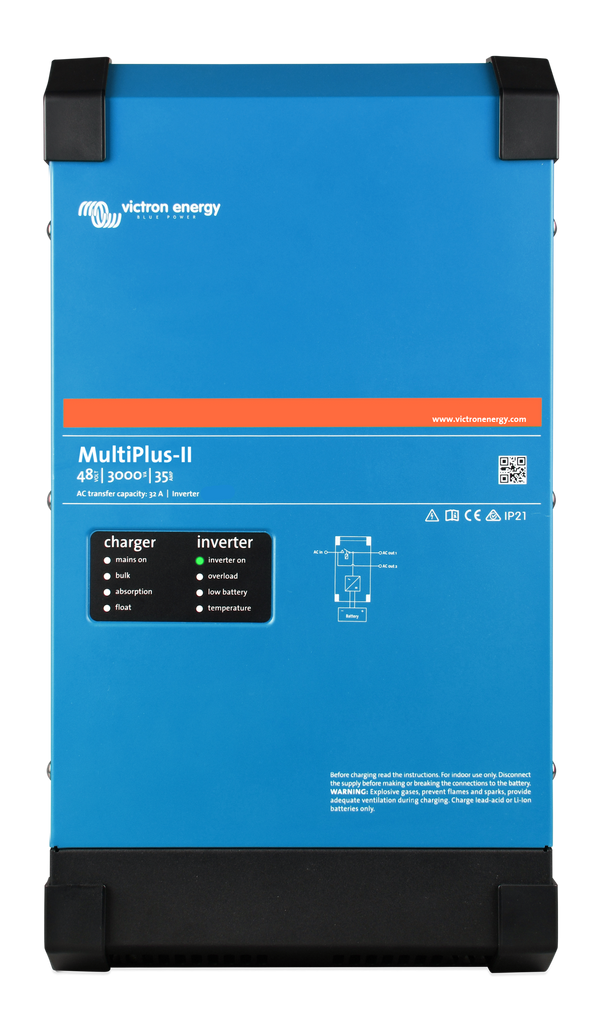 Victron MultiPlus-II 48/3000/35-50 Inverter Charger 120V UL 1741