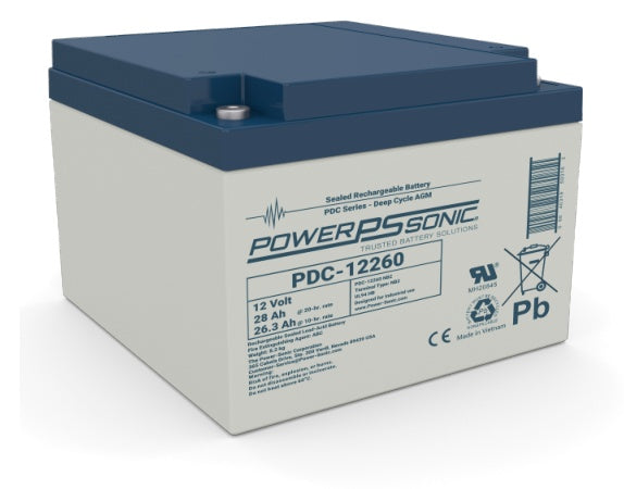 Power Sonic PDC-12260 NB2 12V 26Ah Battery