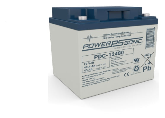 Power Sonic PDC-12480 M6 12V 45.4Ah Battery