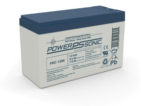 Power Sonic PDC-1285 F2 12V 8.5Ah Battery