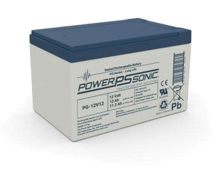 Power Sonic PG-12V12 F2 12V 12Ah Battery