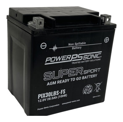 Power Sonic PIX30LBS-FS 12V 30Ah Battery