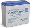 Power-Sonic PS-12200HD Heavy Duty 12V 20Ah Rechargeable AGM Battery