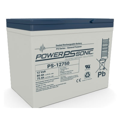 Power Sonic PS-12750 M6 12V 75Ah Battery