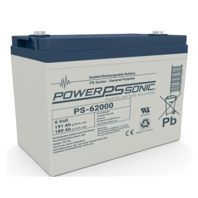 Power Sonic PS-6200 NB2 6V 20Ah Battery
