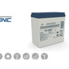 Power Sonic PS-632 F1 6V 5Ah Battery