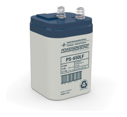 Power Sonic PS-640 F1 6V 4.5Ah - ECOM Battery