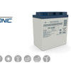 Power Sonic PS-650LS SP 6V 5Ah Battery