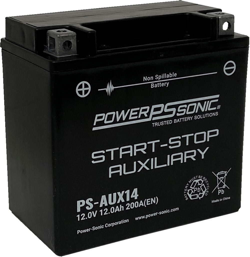 Power-Sonic PS-AUX14 High Performance AGM Auxiliary Start-Stop Battery