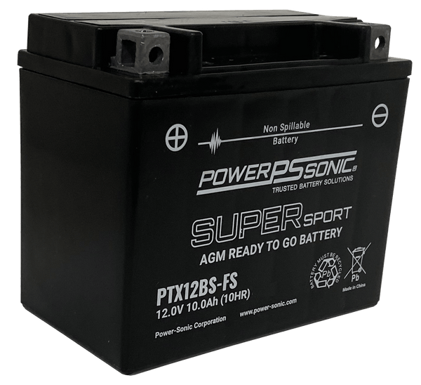 Power-Sonic PTX12 AGM Maintenance Free Factory Activated Powersport Battery