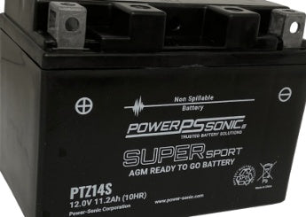 Power Sonic PTZ14S 12V 11.2Ah Factory Activated AGM Powersport Battery