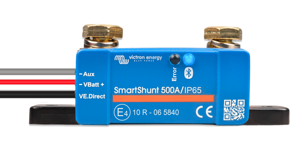 Victron SmartShunt 500A/50mV IP65 Bluetooth Battery Monitor