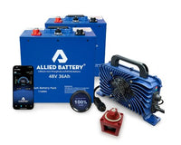 Allied 48V 36AH LiFePO4 Lithium Golf Cart Batteries
