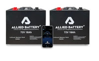 Allied 72V 18AH LiFePO4 Lithium Golf Cart Batteries