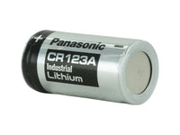 Panasonic CR123A 1550mAh 3V Lithium (LiMnO2) Button Top Photo Battery - Box of 12