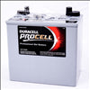 Front view of Duracell ProCell 12V 50AH GEL SLA Battery with P Terminals – Vizopower