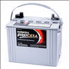 Duracell ProCell 12V 70AH GEL SLA Battery label with specifications – Vizopower
