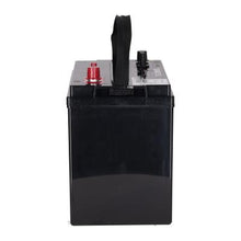 Back view of Duracell Ultra 205Ah 6V AGM GC2 Golf Cart Battery