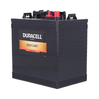 Duracell Ultra 215Ah 6V GC2 deep cycle battery side view