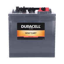 Front view of Duracell Ultra 230AH 6V GC2 Deep Cycle Battery – Vizopower