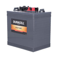 Side profile of Duracell Ultra 230AH 6V Golf Cart Battery – Vizopower