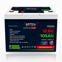 Epoch Batteries Essential Series 12V 50Ah LiFePO4 Lithium Battery