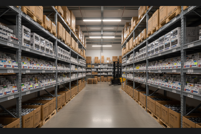 Neutral battery packaging or warehouse visuals (no logos required)
it would be a section image of brand page brands are duracell, powerhouse, energizers make it compact and good