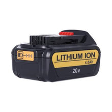 Side view look of Nuon 20V 4.0Ah lithium‑ion battery replacement for DEWALT 20V MAX DCB240 highlighting compact design