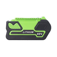 Nuon 40V 5.0Ah lithium‑ion battery replacement for Greenworks lawn and garden tools LB40A010 with reliable performance and long runtime