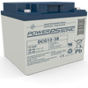 Power-Sonic DCG12-38 12V 38Ah Deep Cycle Gel Battery for Mobility