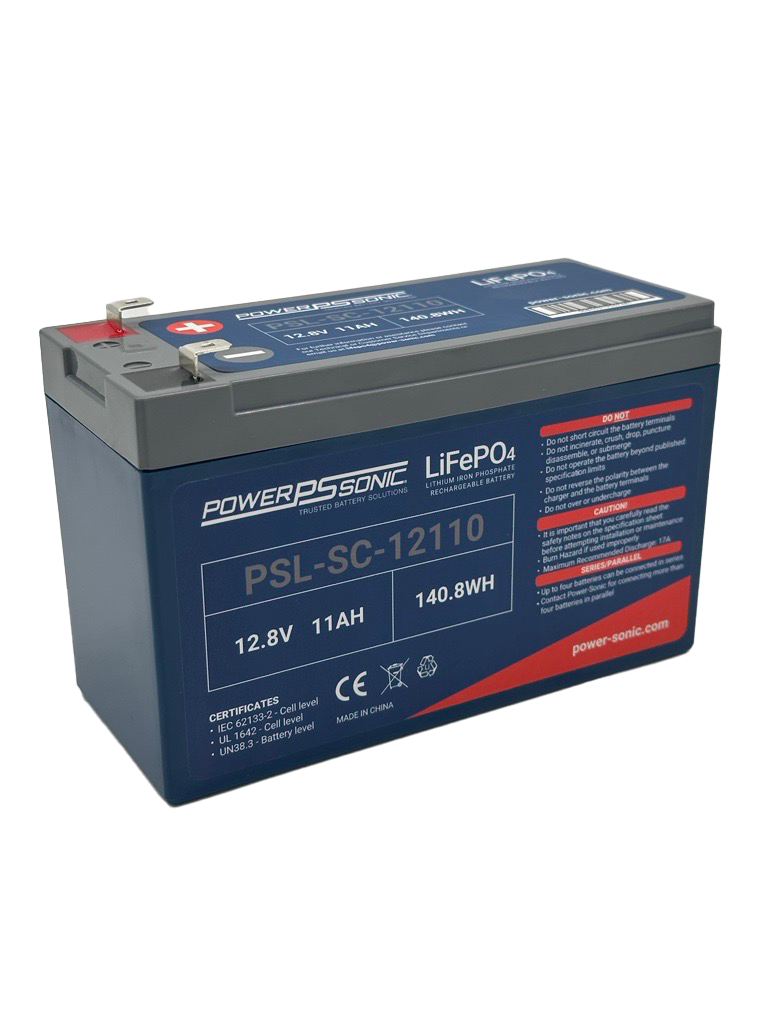 Power Sonic PSL-SC-12110 Series Capable Lithium Battery High Performance