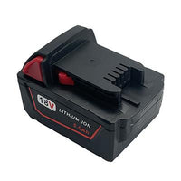 Side view of Premium 18V 5.0Ah lithium‑ion battery replacement for Milwaukee 48‑11‑1850 highlighting compact design