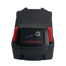 Top view of Premium 18V 5.0Ah lithium‑ion battery replacement for Milwaukee 48‑11‑1850 showing connector terminals