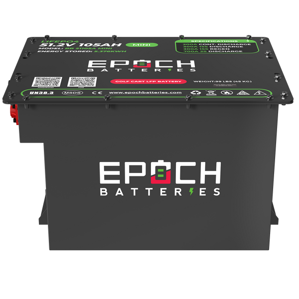 48V 105Ah MINI Lithium LiFePO4 Golf Cart Battery